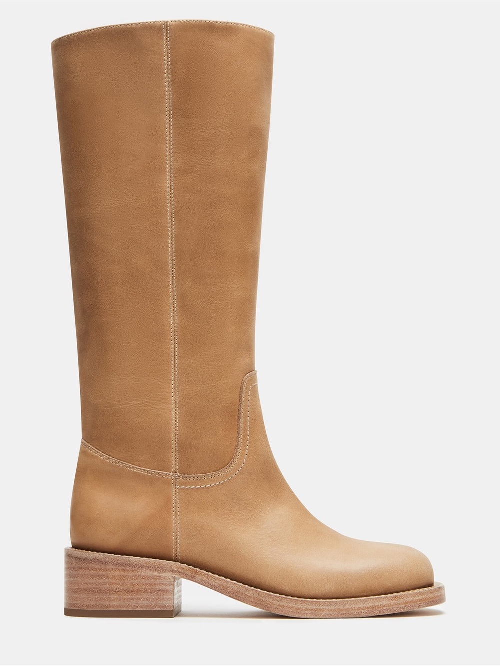 Worn Once Steve Madden Tall Tan Leather Over-the-Knee Boots